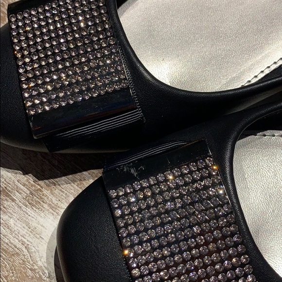 Black sparkly Flats - Picture 2 of 3